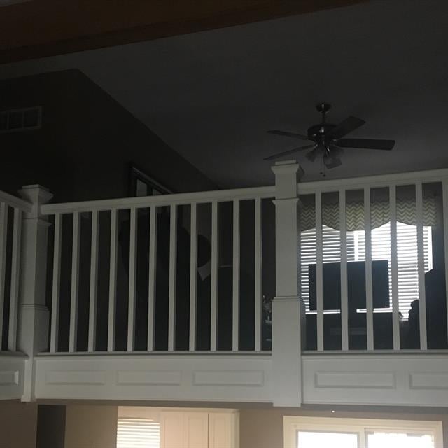 upstairs banister