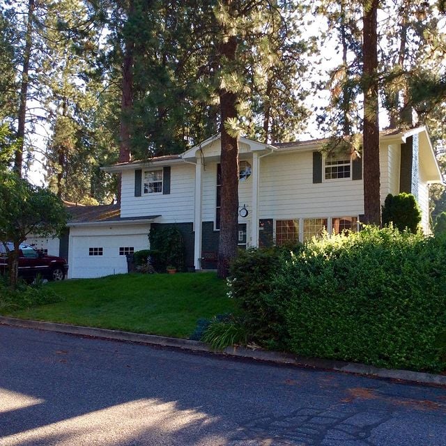 white exterior home