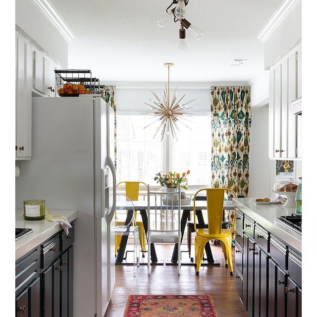 white kitchen area