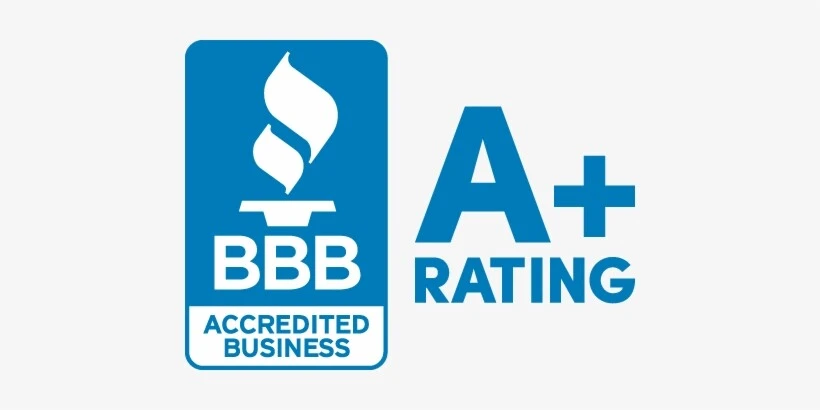 BBB Accredited Business A+ Rating.