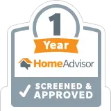 1 year Home Advisor Screened and Approved.