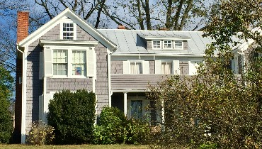 Photo of a two-story house