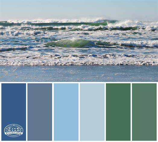 beach inspired paint colors