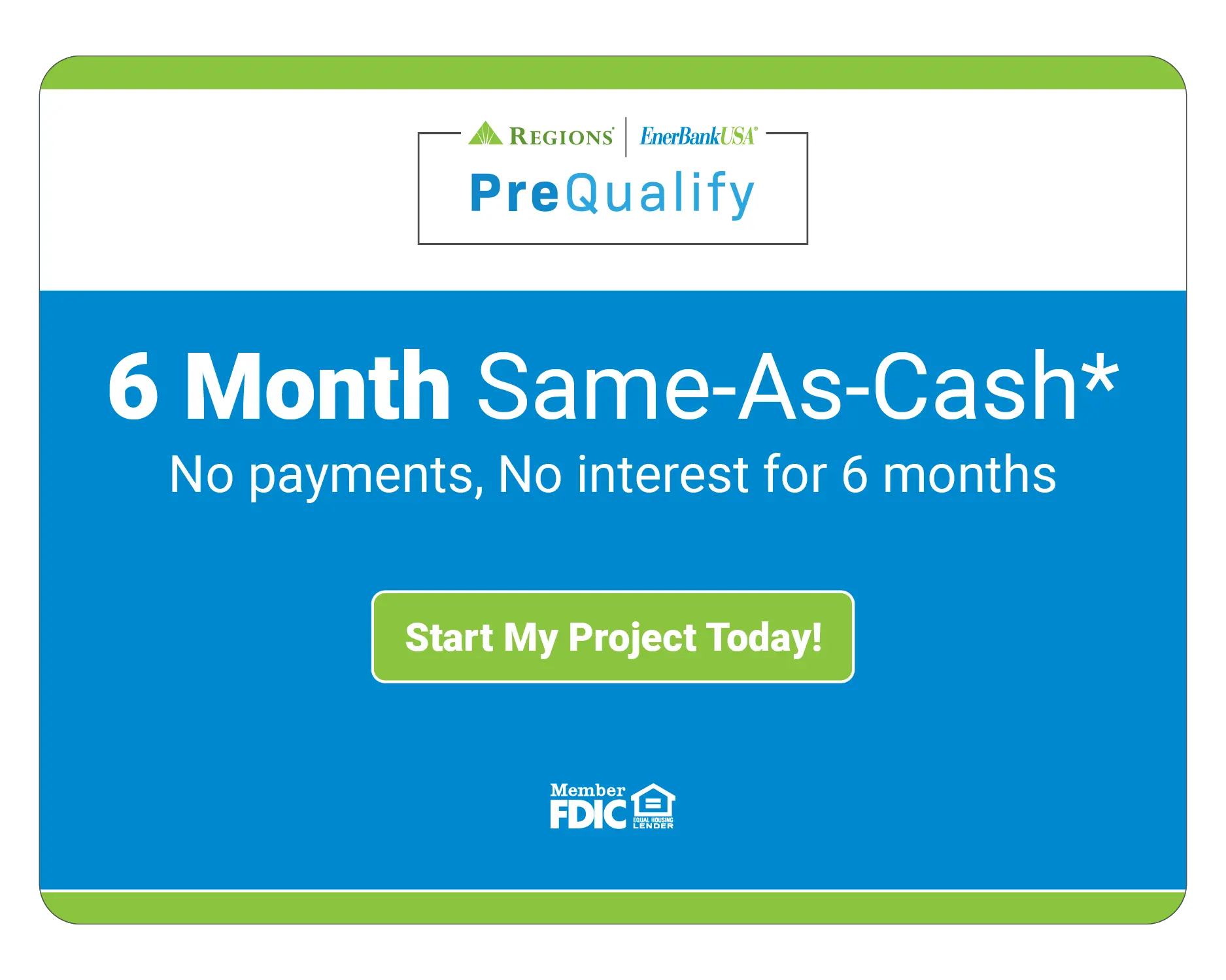 6 Month Financing Plan