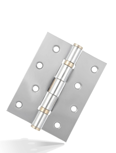 Door hinge with security features Door hinge with security features