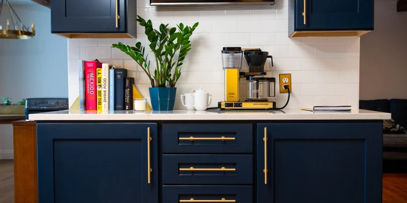 Painted Kitchen Cabinets.