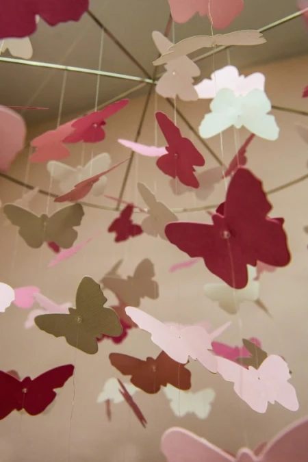 Paper Butterfly Mobile Decoration Paper Butterfly Mobile Decoration