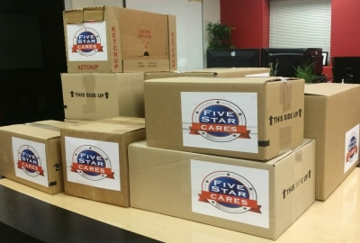 Five Star Painting Food Donations Five Star Painting Food Donations.