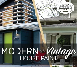 Modern vs Vintage house paint.