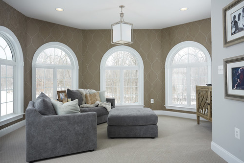 Large open livingroom painted by Five Star Painting.