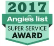 Angies List Super Service Award 2017.