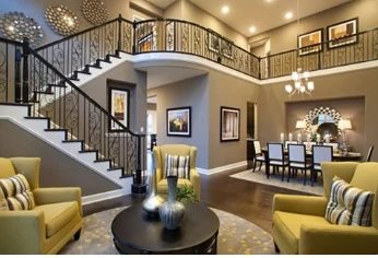 Large open main living room painted by Five Star Painting.